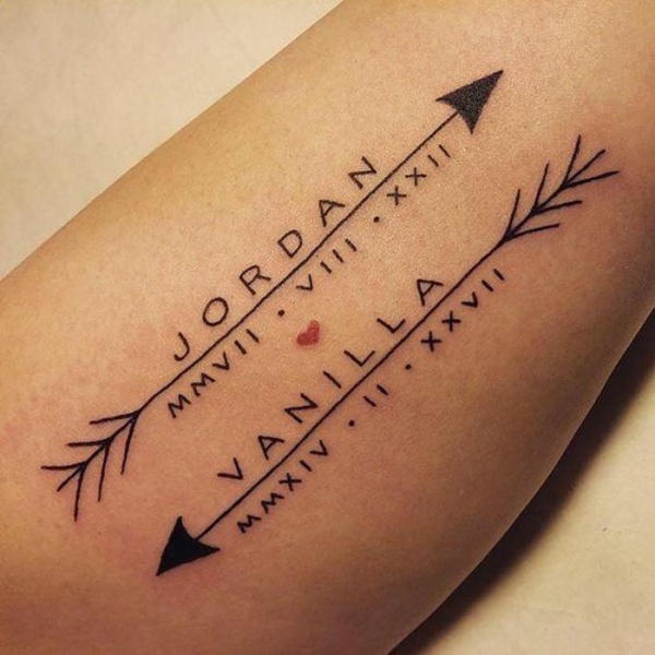 arrow tattoos for men