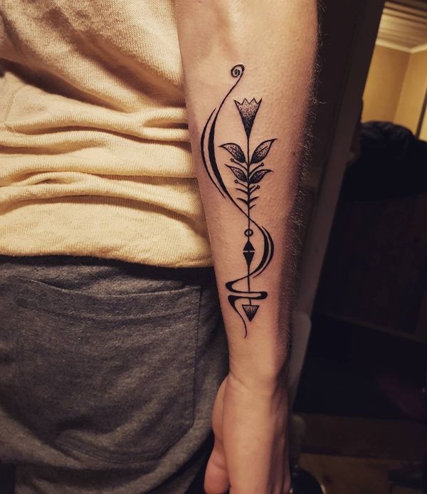 arrow tattoos for men