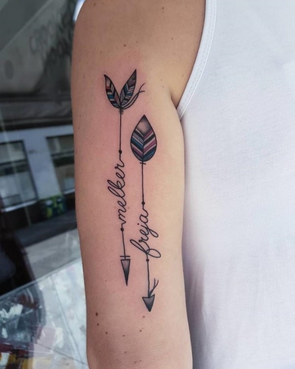 arrow tattoos for men