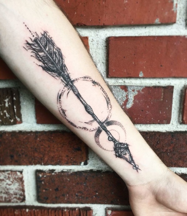 arrow tattoos for men