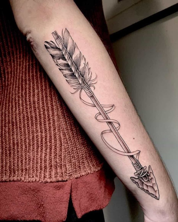 arrow tattoos for men