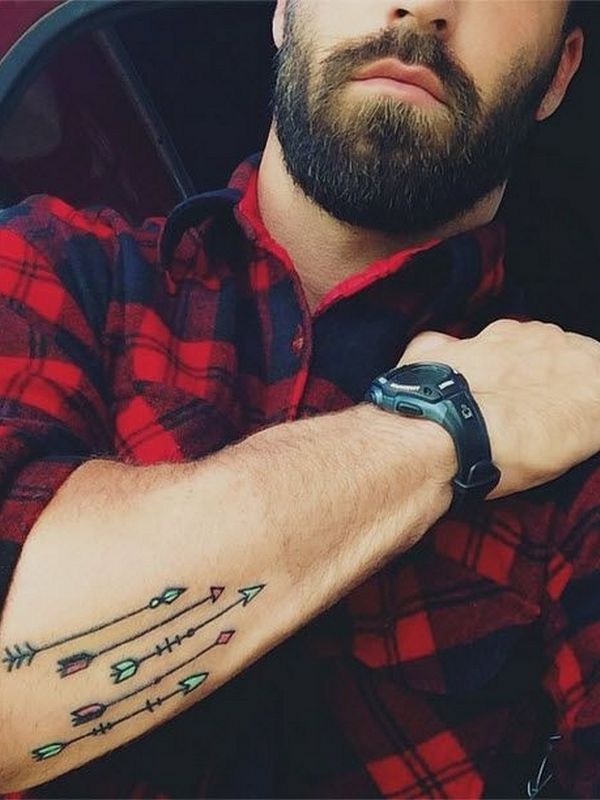 arrow tattoos for men