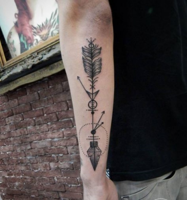 arrow tattoos for men