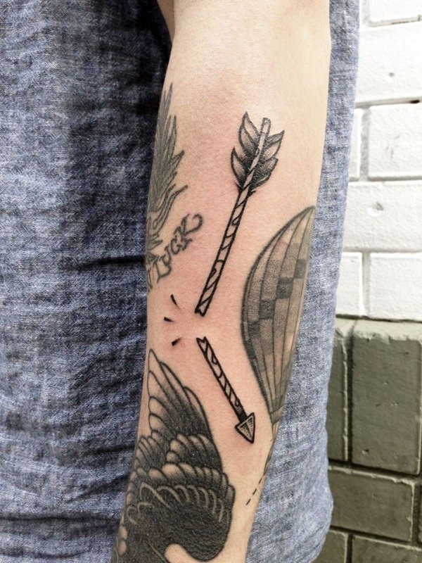 arrow tattoos for men