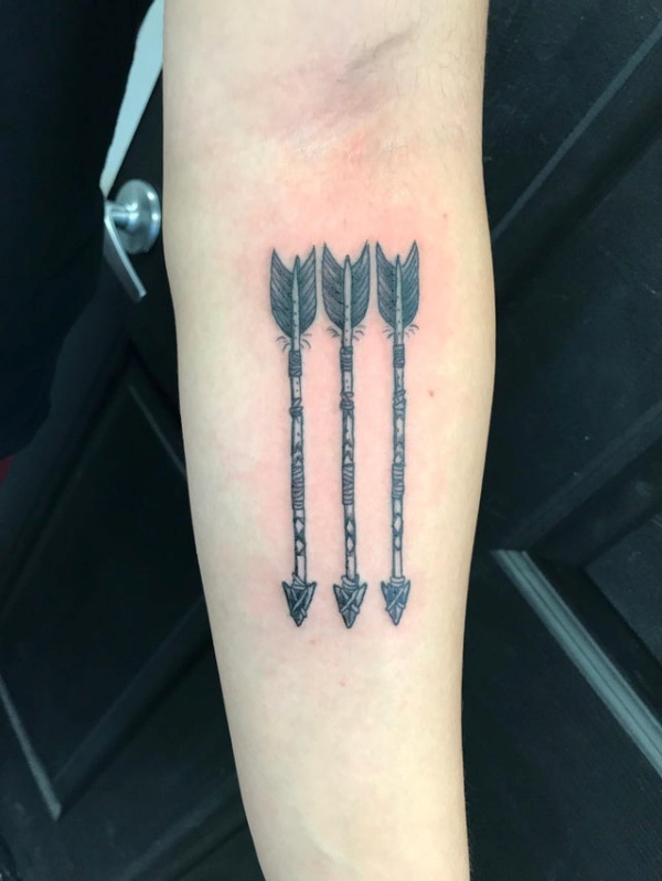 arrow tattoos for men