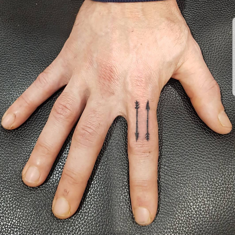 arrow tattoos for men