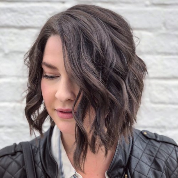 short hairstyles for fat faces and double chins