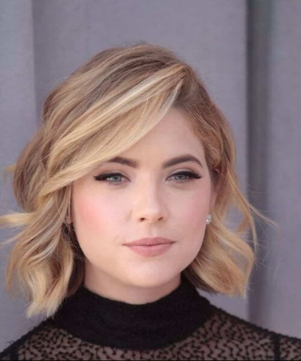 short hairstyles for fat faces and double chins