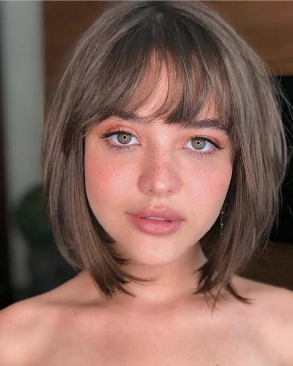 short hairstyles for fat faces and double chins