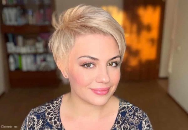 short hairstyles for fat faces and double chins