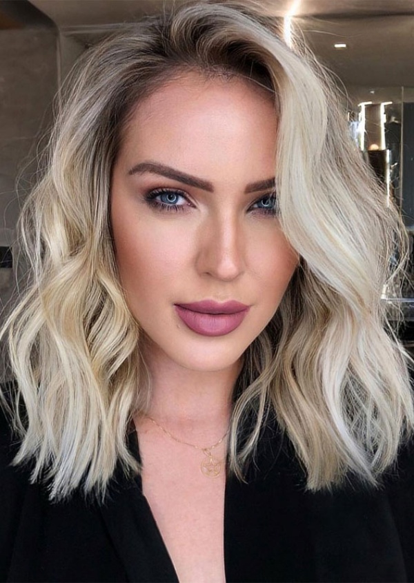 short hairstyles for fat faces and double chins