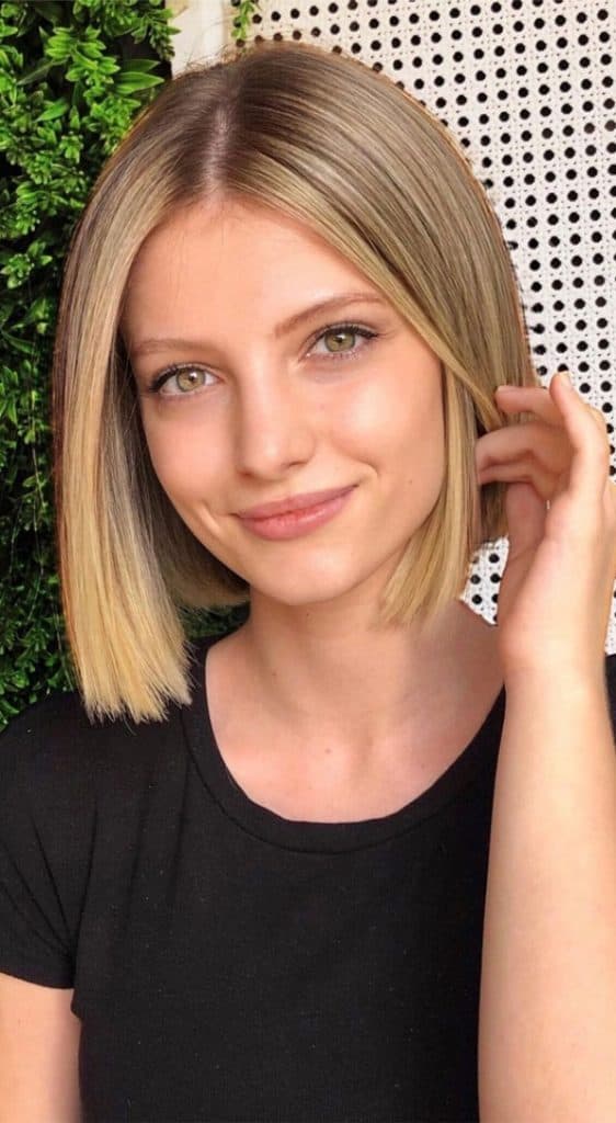 short hairstyles for fat faces and double chins