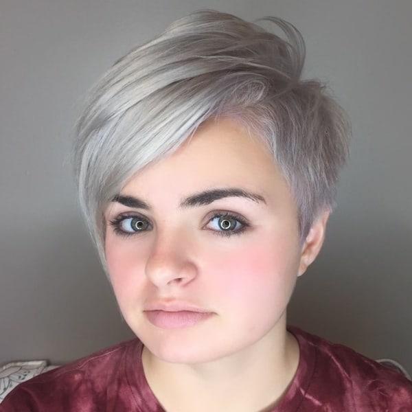 short hairstyles for fat faces and double chins