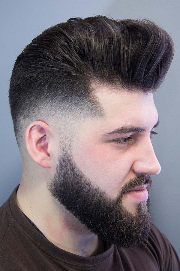 short hair with beard styles for men