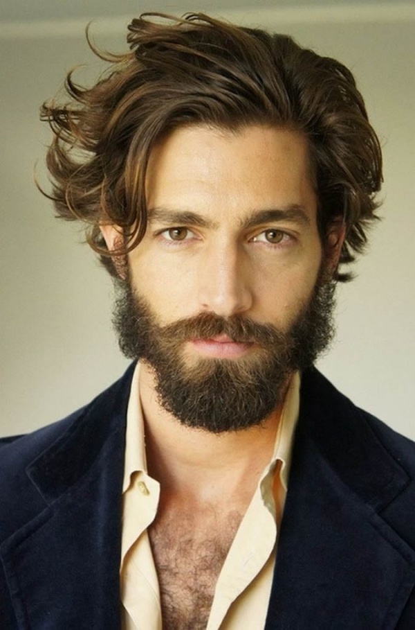 short hair with beard styles for men