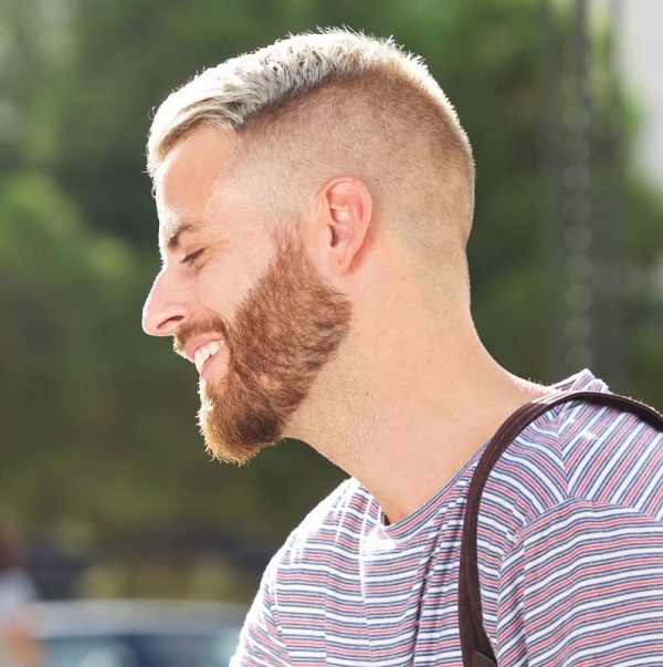 short hair with beard styles for men