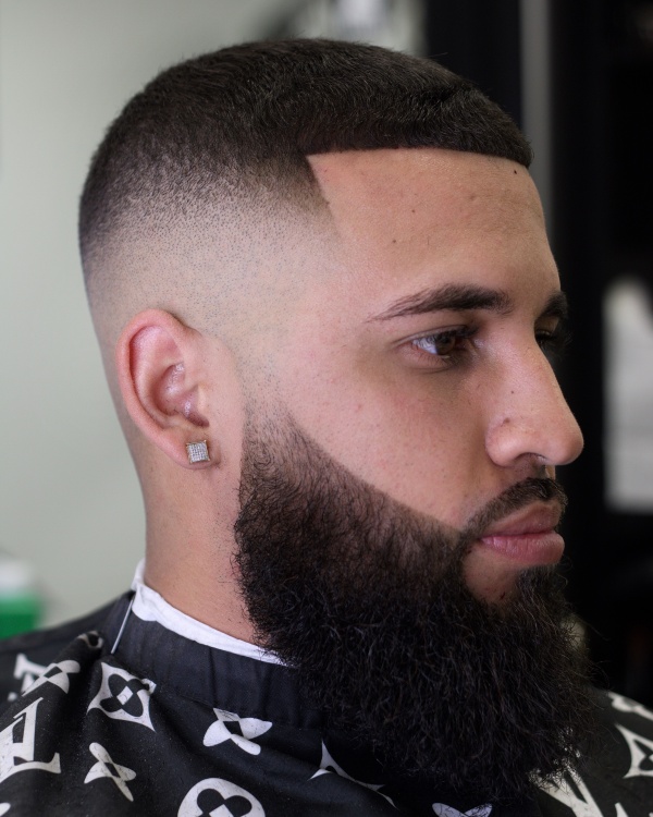 short hair with beard styles for men