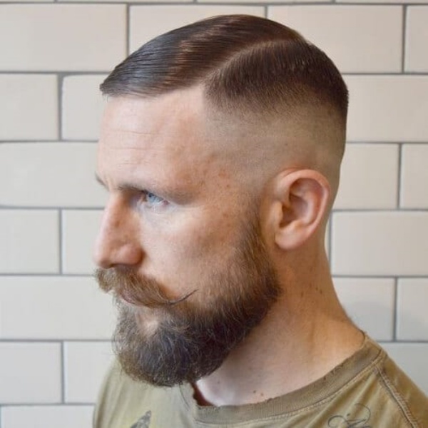 short hair with beard styles for men