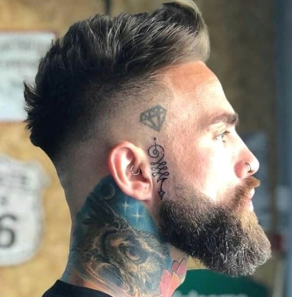 short hair with beard styles for men