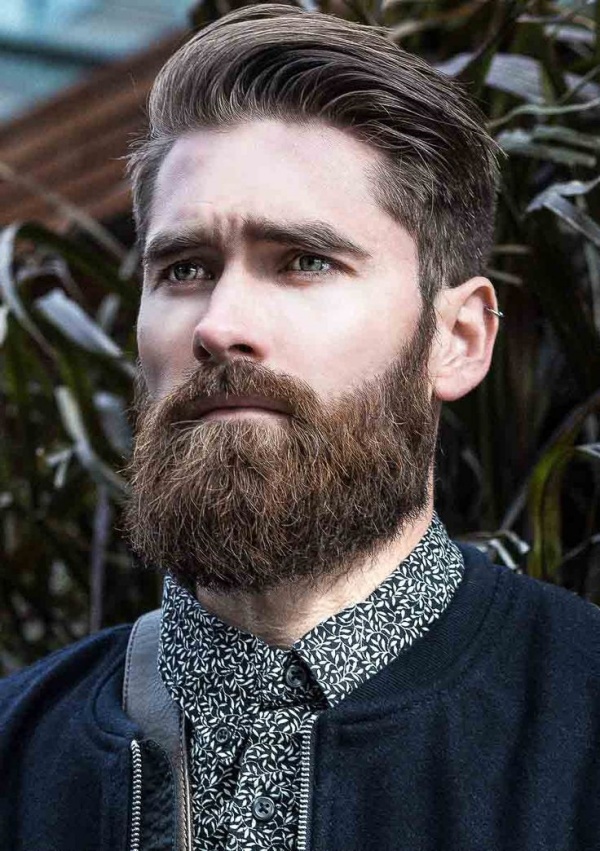 short hair with beard styles for men