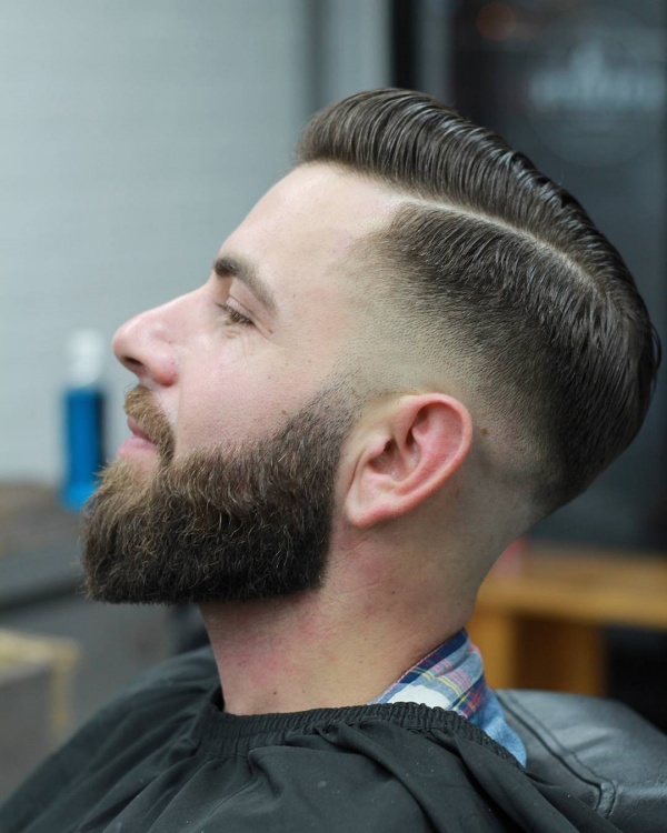 short hair with beard styles for men