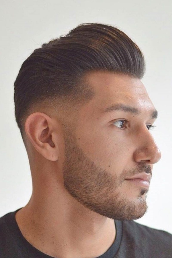 short hair with beard styles for men