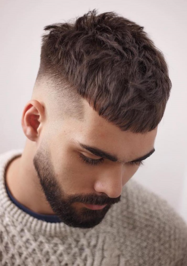 short hair with beard styles for men