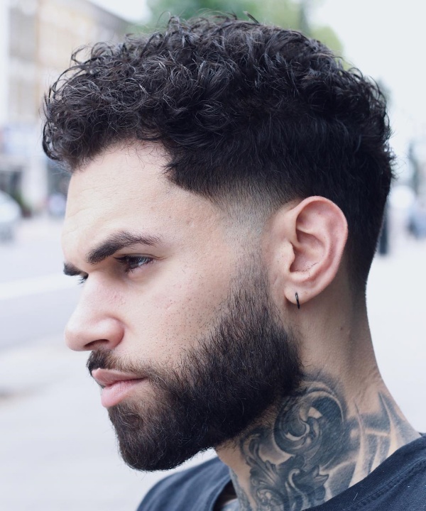 short hair with beard styles for men