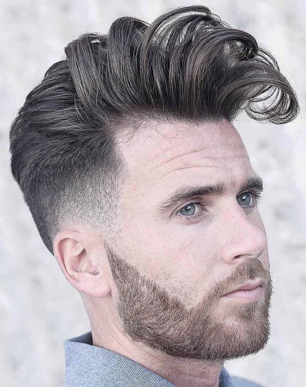 short hair with beard styles for men