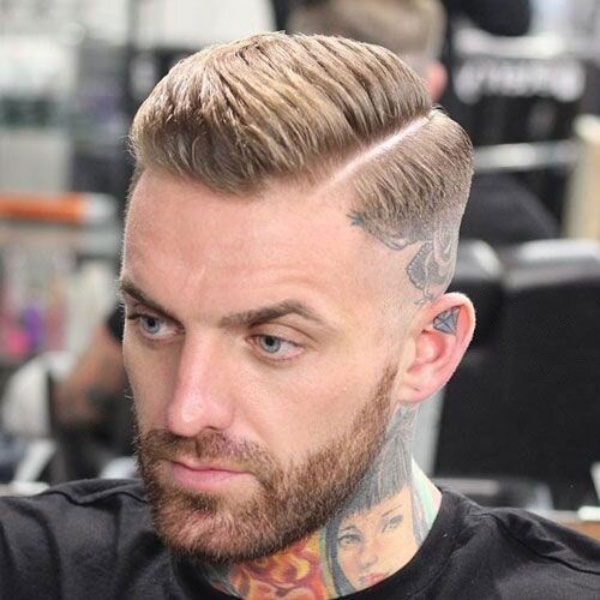 short hair with beard styles for men