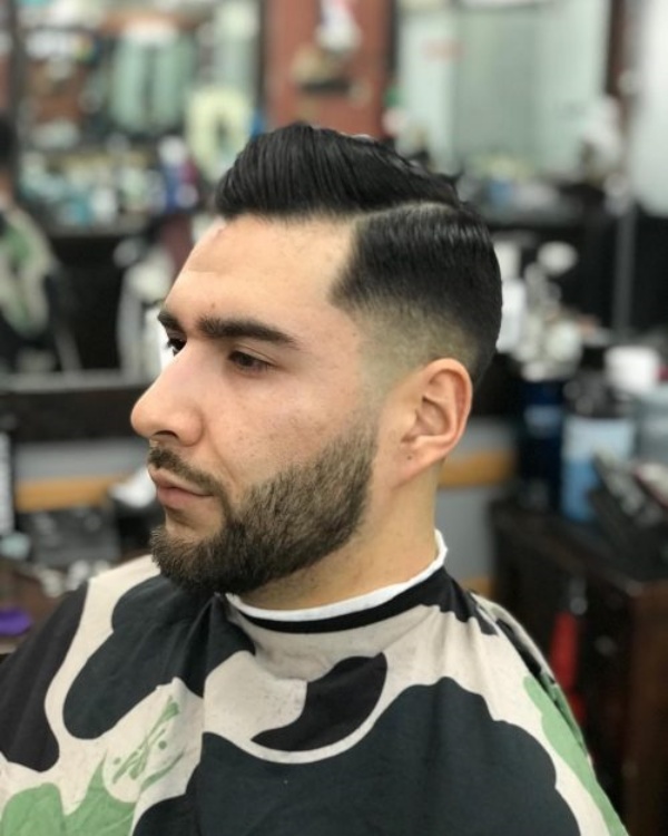 short hair with beard styles for men