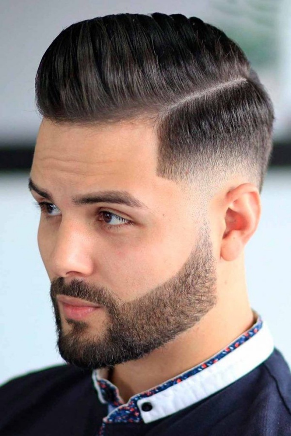 short hair with beard styles for men