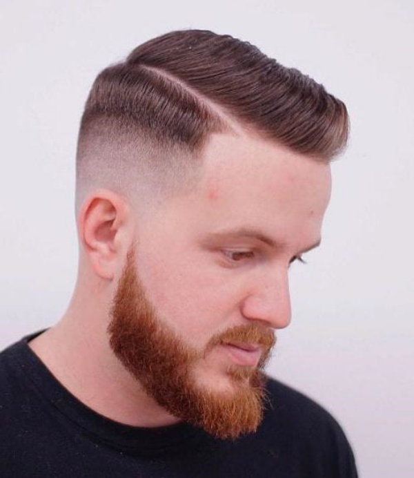 short hair with beard styles for men