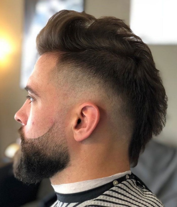 short hair with beard styles for men