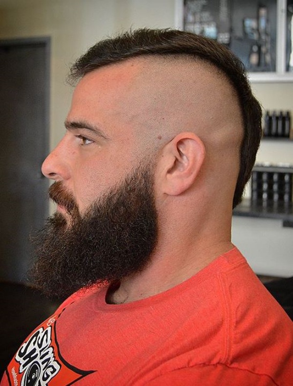 short hair with beard styles for men