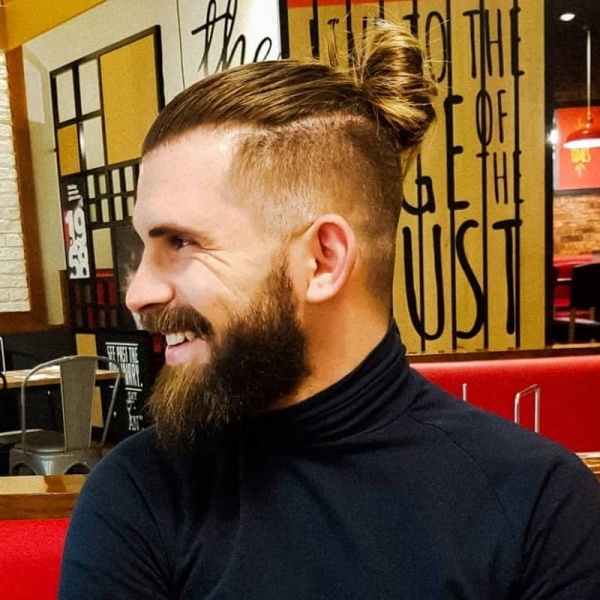 short hair with beard styles for men