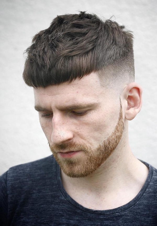 short hair with beard styles for men