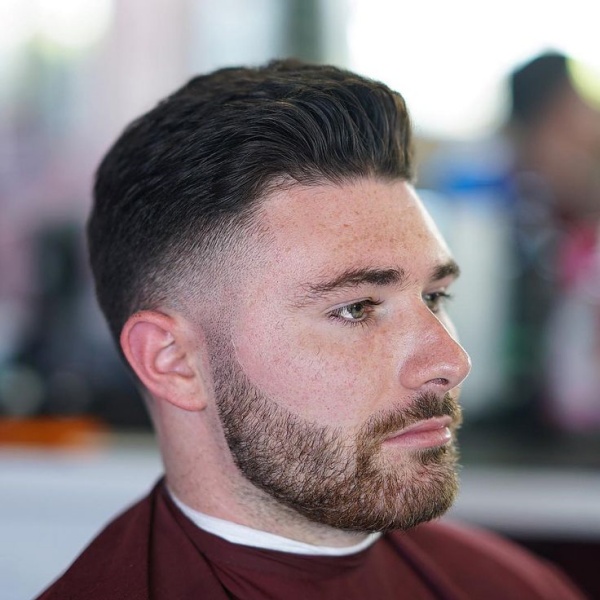 short hair with beard styles for men