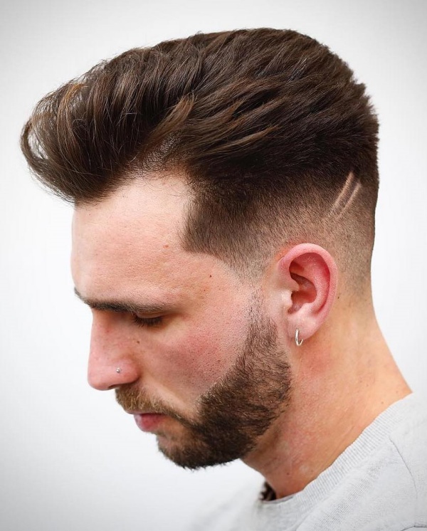 short hair with beard styles for men