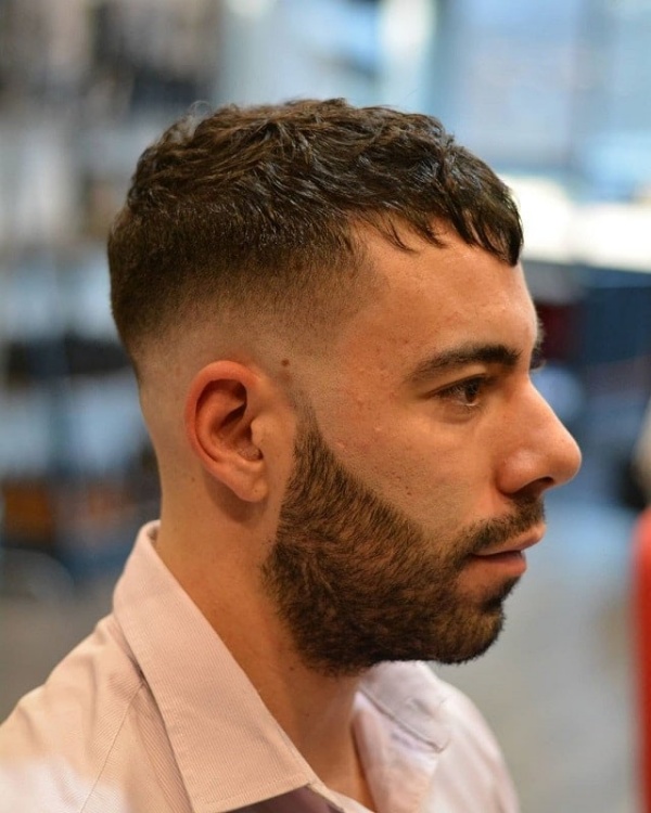 short hair with beard styles for men