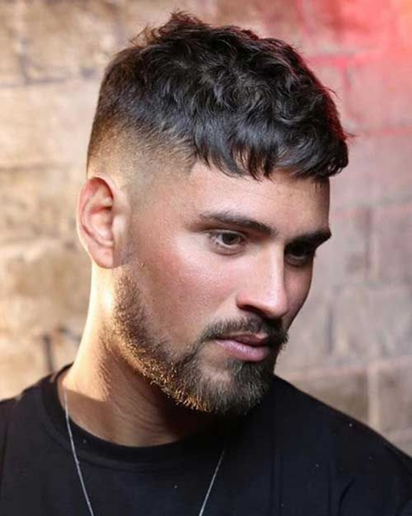 short hair with beard styles for men