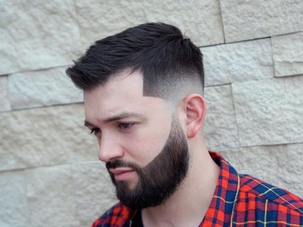 short hair with beard styles for men