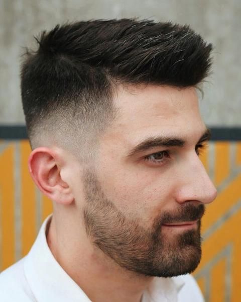 short hair with beard styles for men