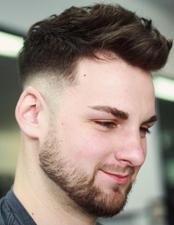 short hair with beard styles for men