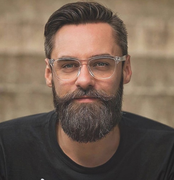 short hair with beard styles for men