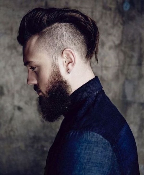 short hair with beard styles for men