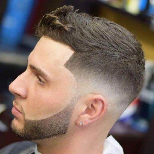 short hair with beard styles for men