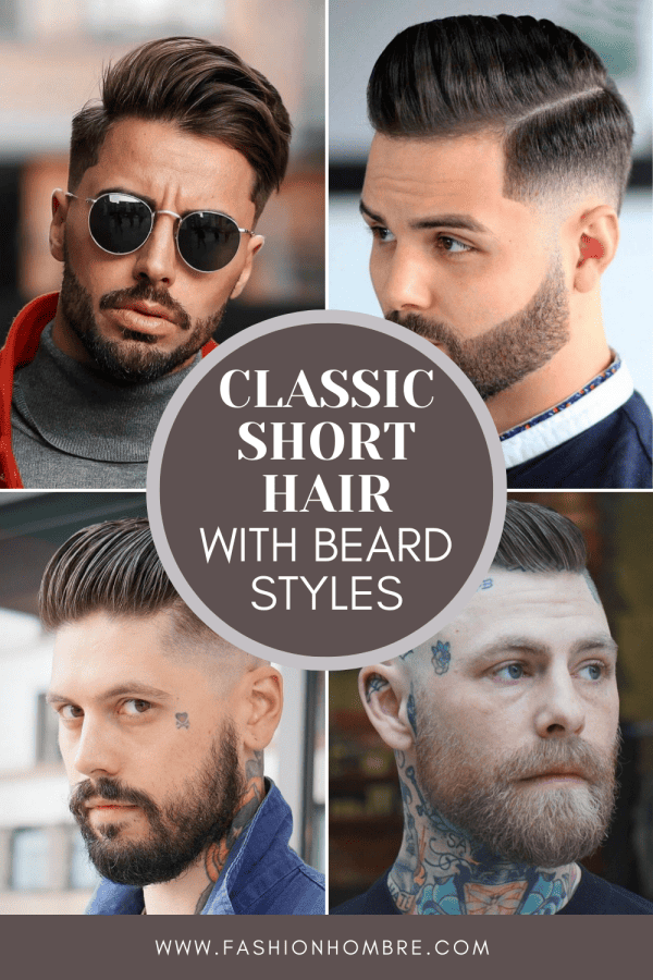 Short Hair With Beard Styles