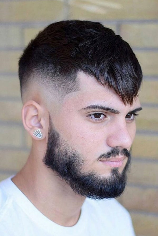 short hair with beard styles for men