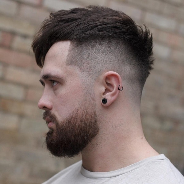 short hair with beard styles for men